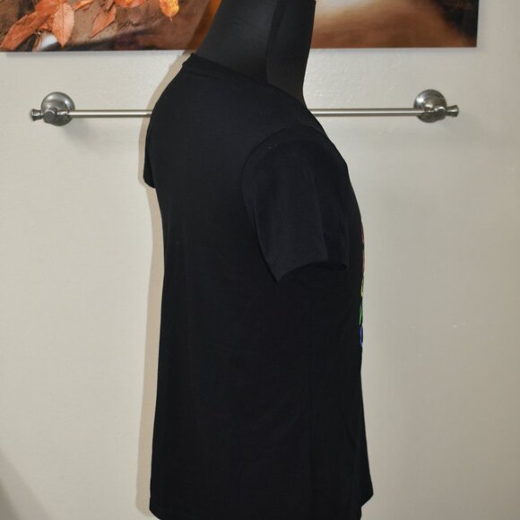 Calvin Klein Performance Stretch Womens LGBTQ Pride Logo T-shirt Small / Medium - Picture 5 of 10